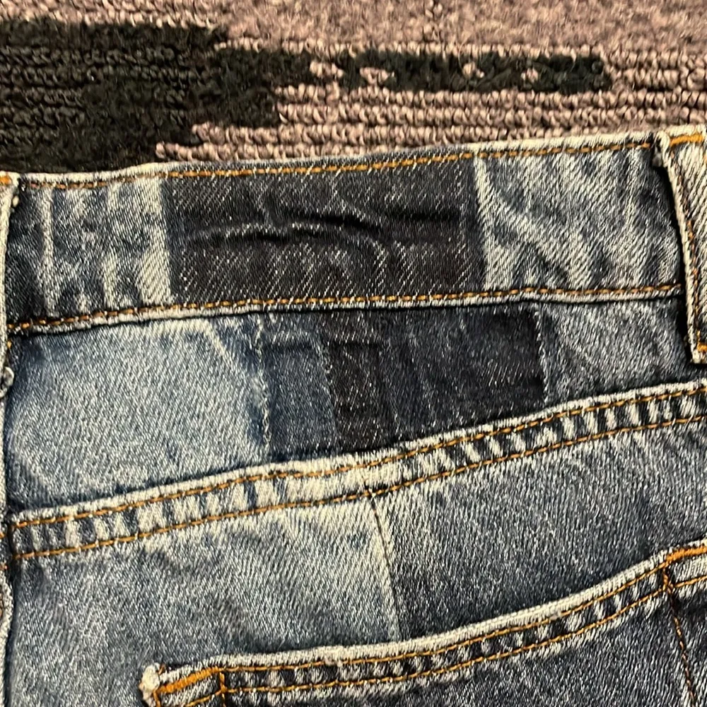 Sandro  Paris Patchwork Blue Jeans - Image 10