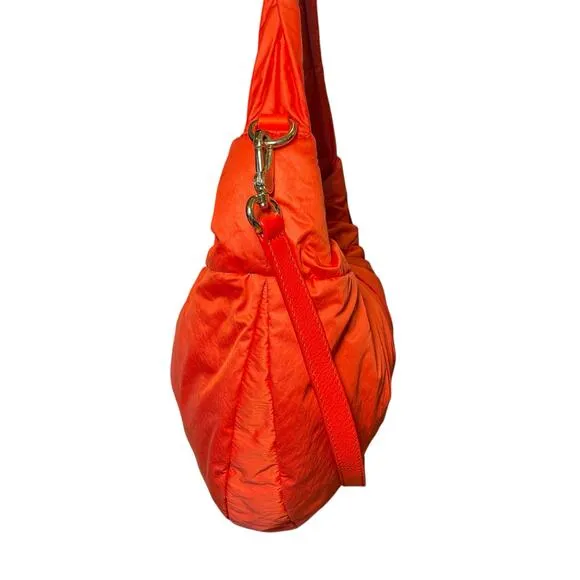 Marc‎ by Marc Jacobs Nylon Hobo Bag Orange Silver Hardwear Handbag Shoulder Bag - Image 7
