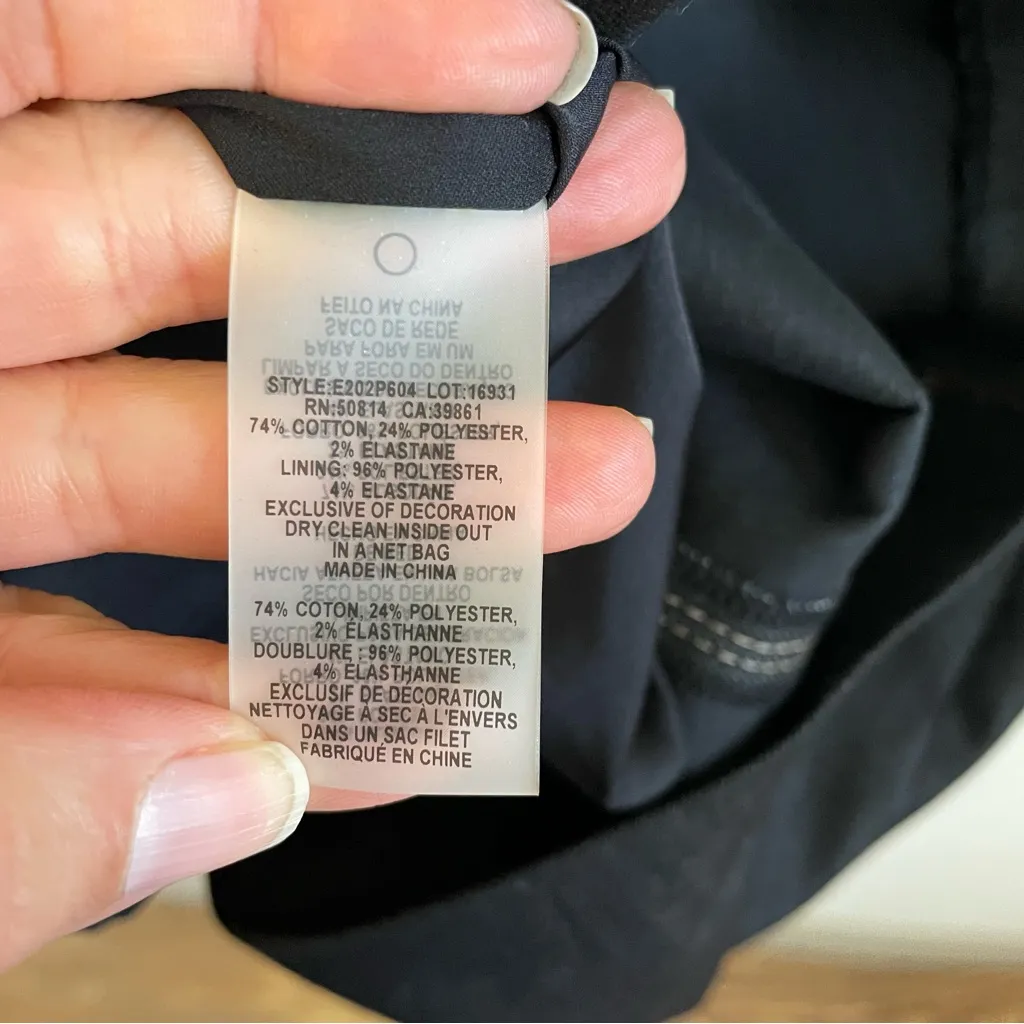 Elie Tahari Denim Fit & Flare Zip Dress Size 16 Preppy Western - Image 11