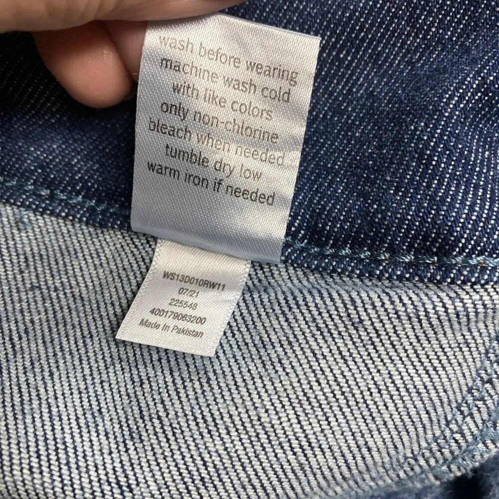 Sonoma High Rise Jegging Woman’s 18 R Ultracomfort Dark Wash Denim Blue Jeans - Image 11