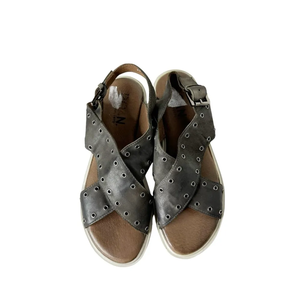 Roan by Bed Stu Hali Platform Sandal Brown Leather 8 - Image 3