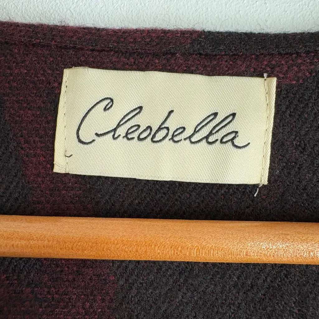 Cleobella x Rachel Zoe Sevigny Bordeaux Capelet Cape Shawl One Size - Image 9