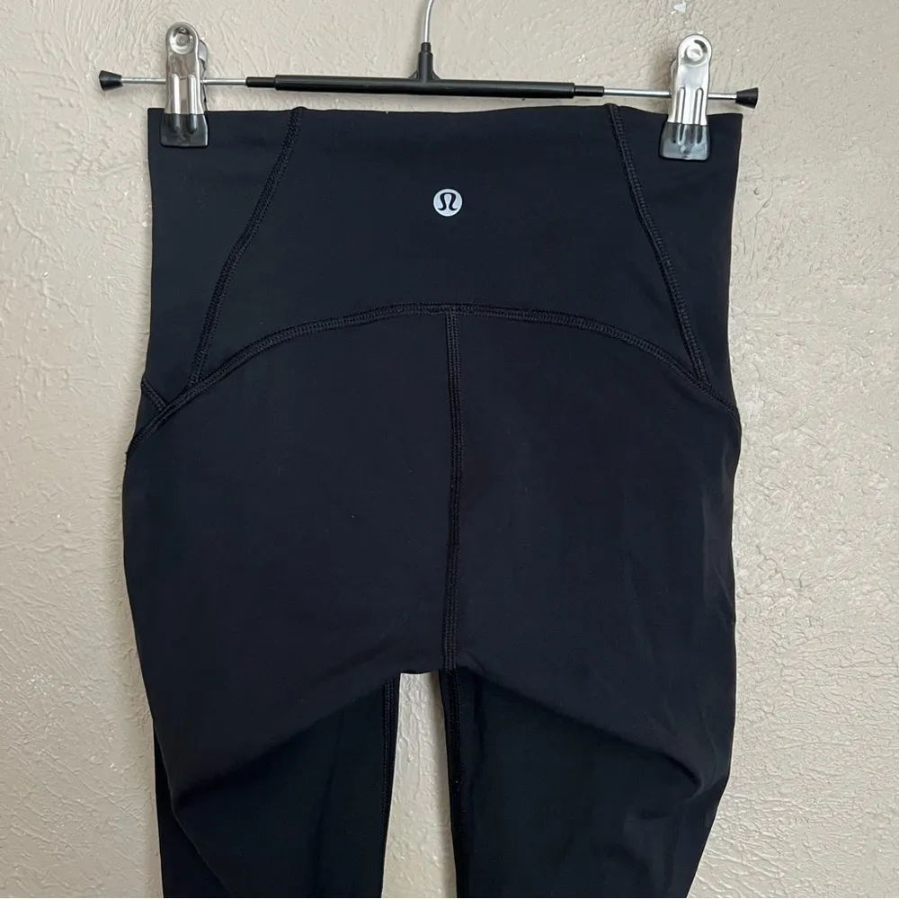 Lululemon Train Times Crop Leggings in Black 2 - Image 7