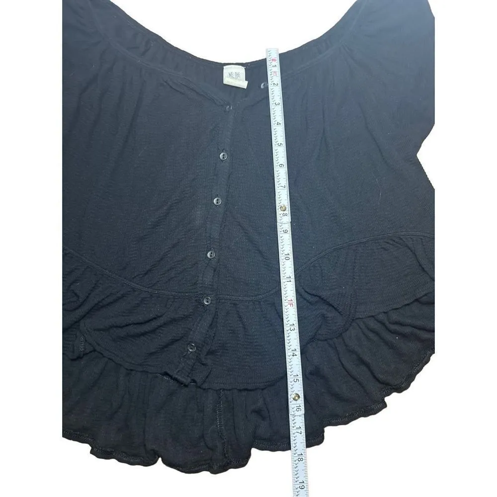 We The Free Mint Julep Off the Shoulder Top Sz small black - Image 10