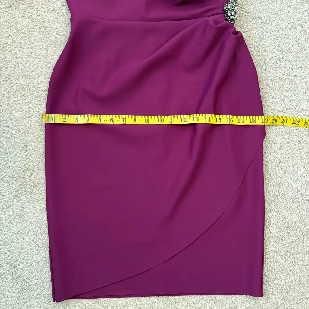 Alex Evenings Compression Scuba Sheath Dress Passion 10 - Image 10