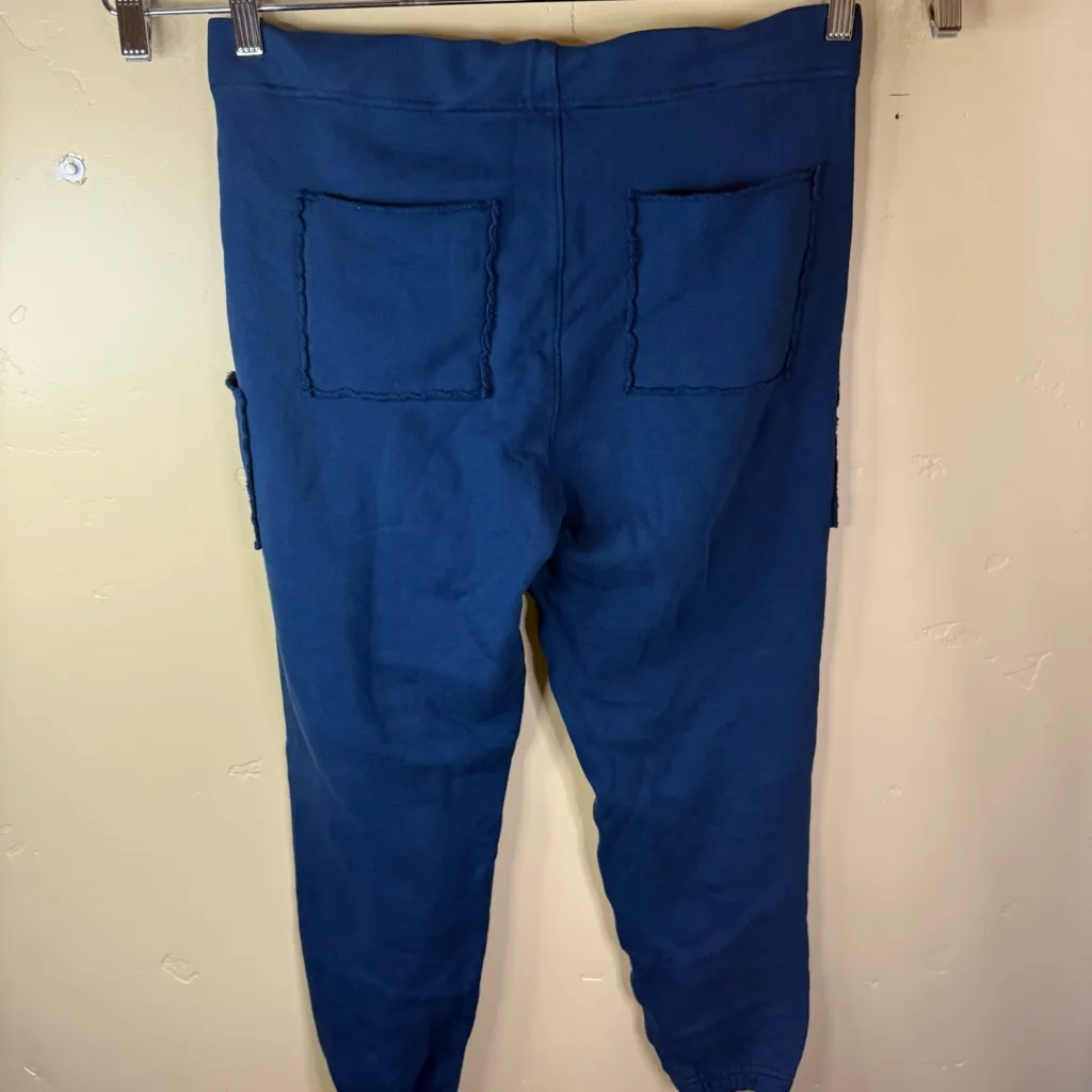 Frank & Eileen Eamon Dark‎ Blue Joggers Size Small Classic Missing Drawstring - Image 7