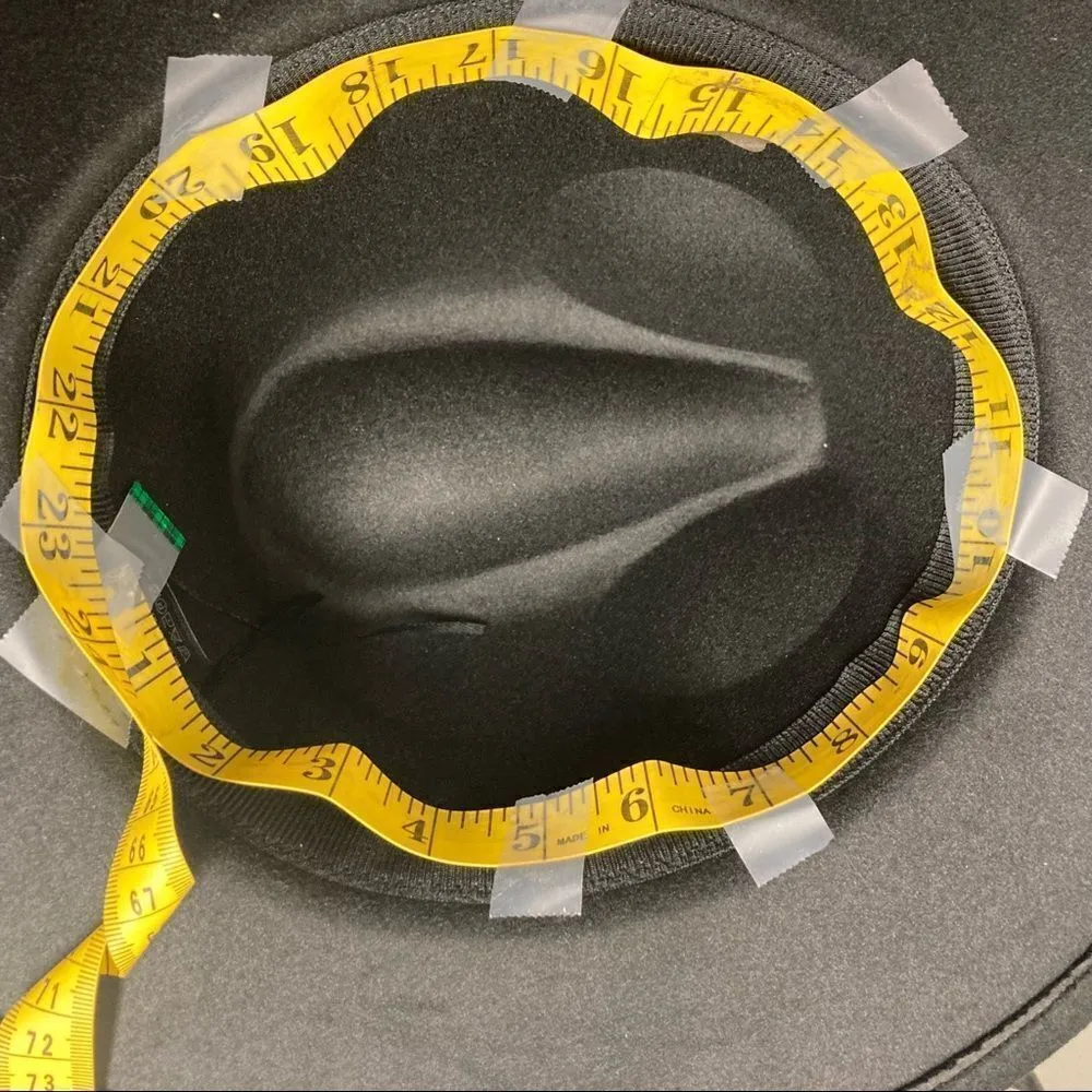 ‎Faux Fedora Hat, Unisex New Without Tags Black - Image 6