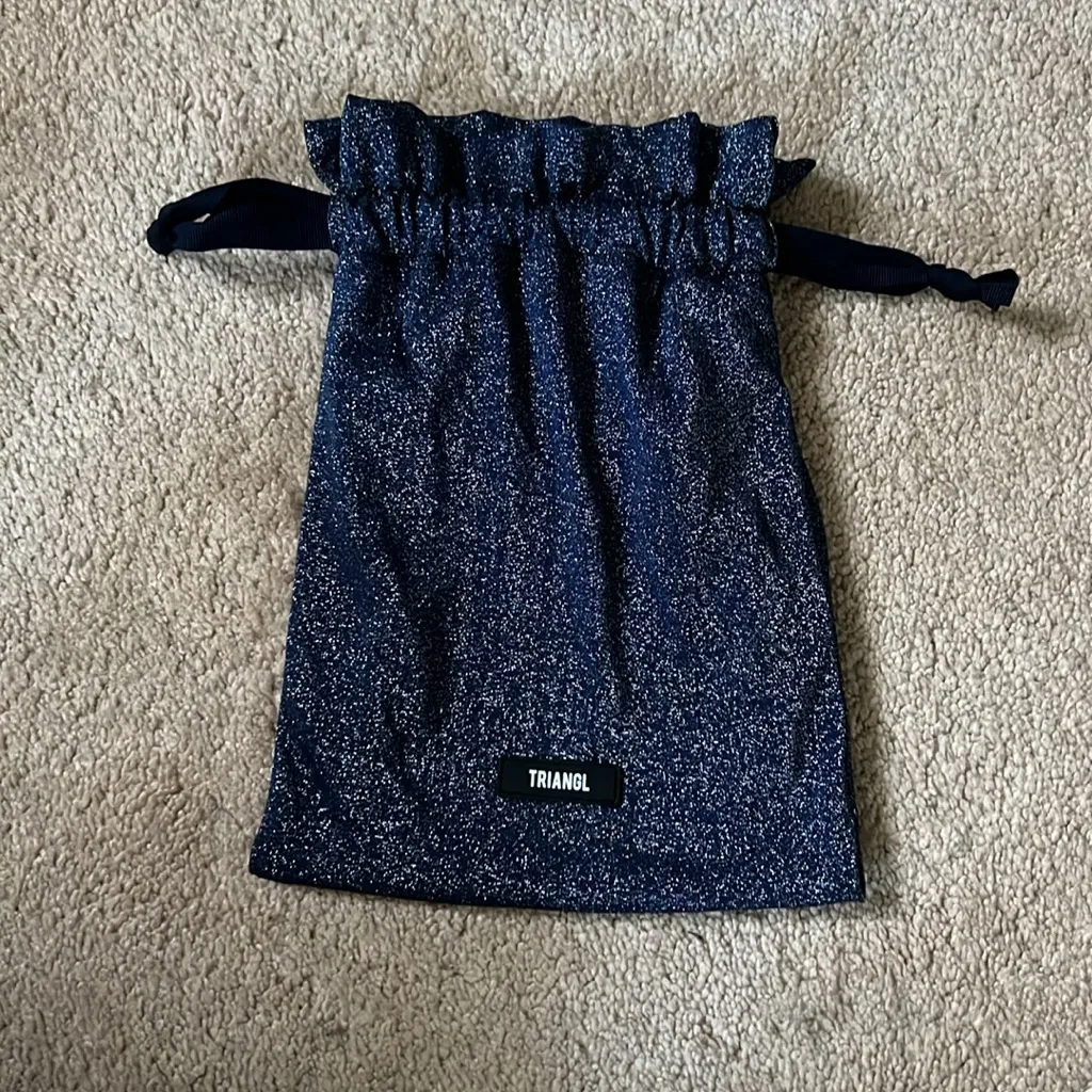 Triangl Sparkling navy Bikini Set Black Size undefined - Image 4