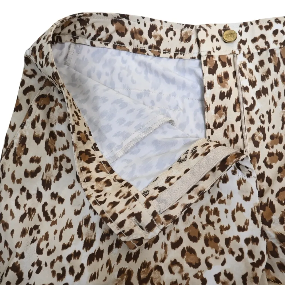 Chico's Zenergy Womens 8 Chico's 1 Animal Print Crop Pants - Image 10