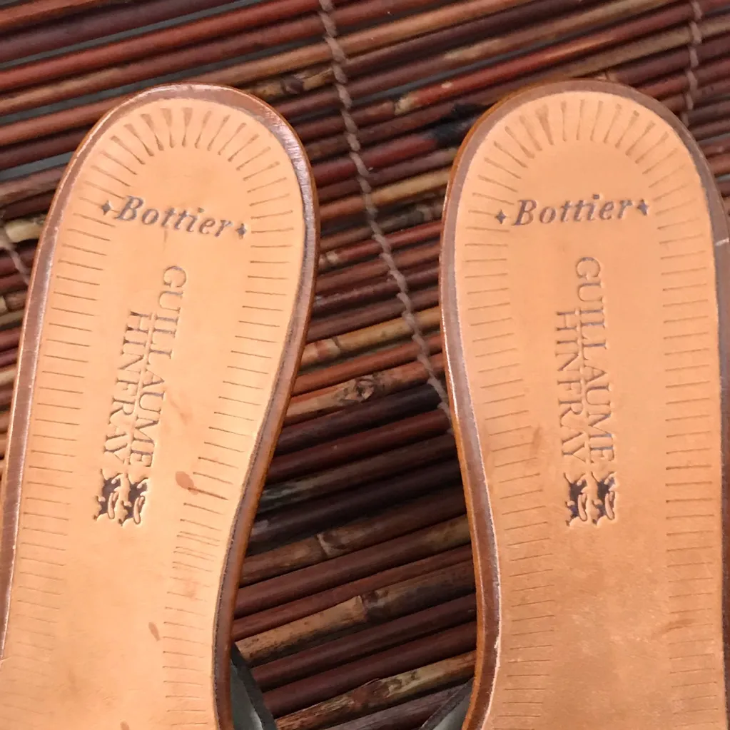 Guillaume Hinfray Stunning Shoes Size 40 Brown - Image 8