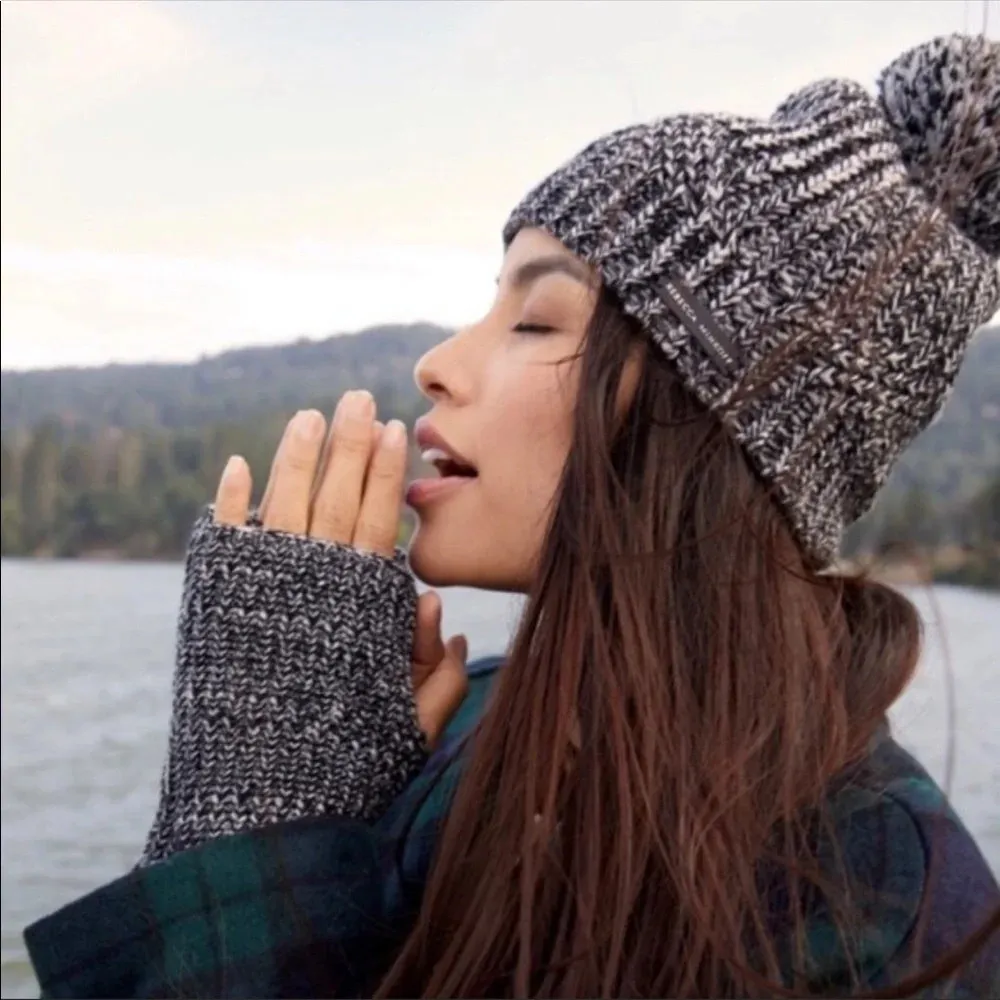 Rebecca Minkoff knit winter beanie Pom Pom hat - Image 2