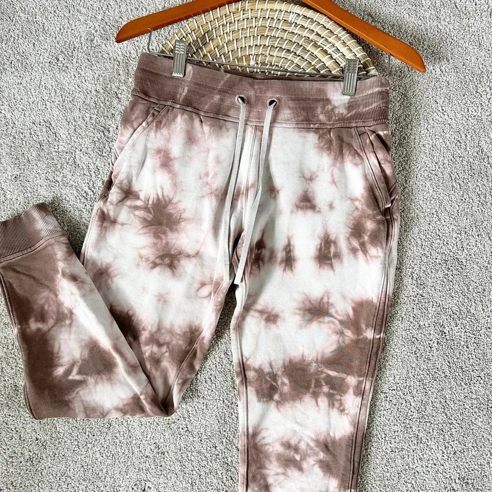 Lululemon Warm Down Jogger Pants Earth Dye Clay Size 4 - Image 5