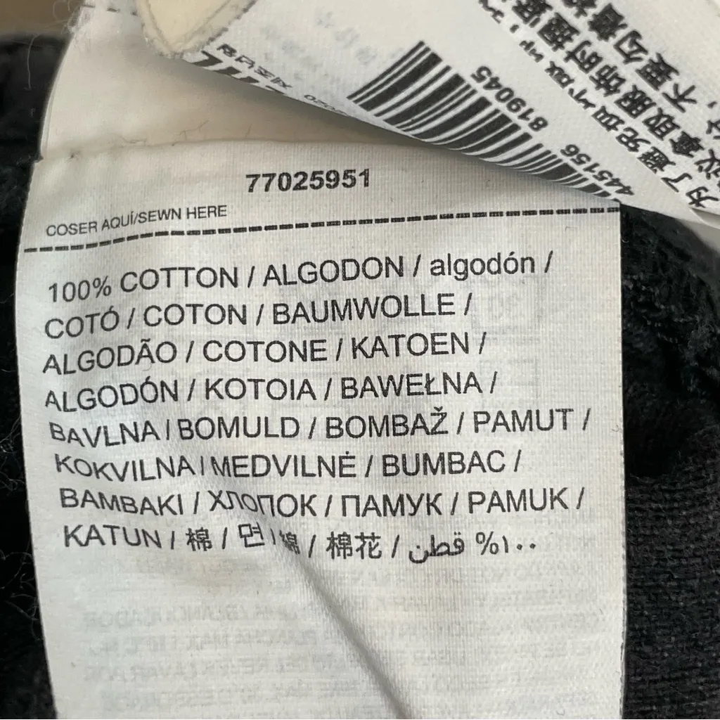 Mango MNG Jeans Black Tapered Slouchy High Waist Juniors‎ Size 1 Cotton Denim - Image 8