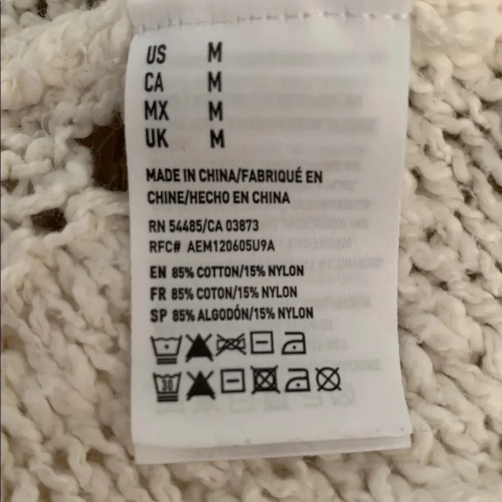 American Eagle Outfitters Crochet Open Cardigan - Image 6