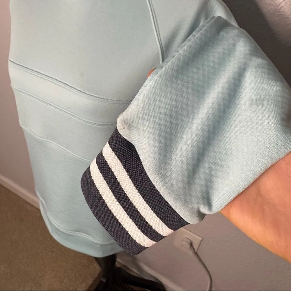 Cotopaxi Women Bandera Crew Technical Fleece Sweatshirt Aqua Size S Travel Gorp Blue - Image 4