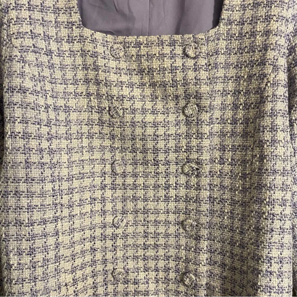 Favorite Daughter Lavender Tweed Blazer Purple Size 12 - Image 2