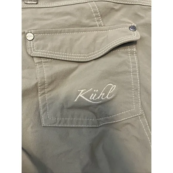 Kuhl Shorts Womens Anika Size 14 Green Hiking‎ Outdoor Lightweight 11" Travel - Image 5