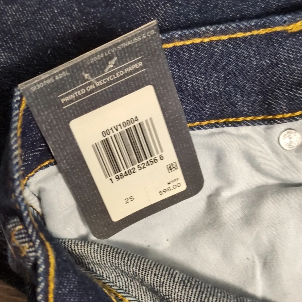 Levi's Premium Xl Culotte Jeans Size 25 - Image 7