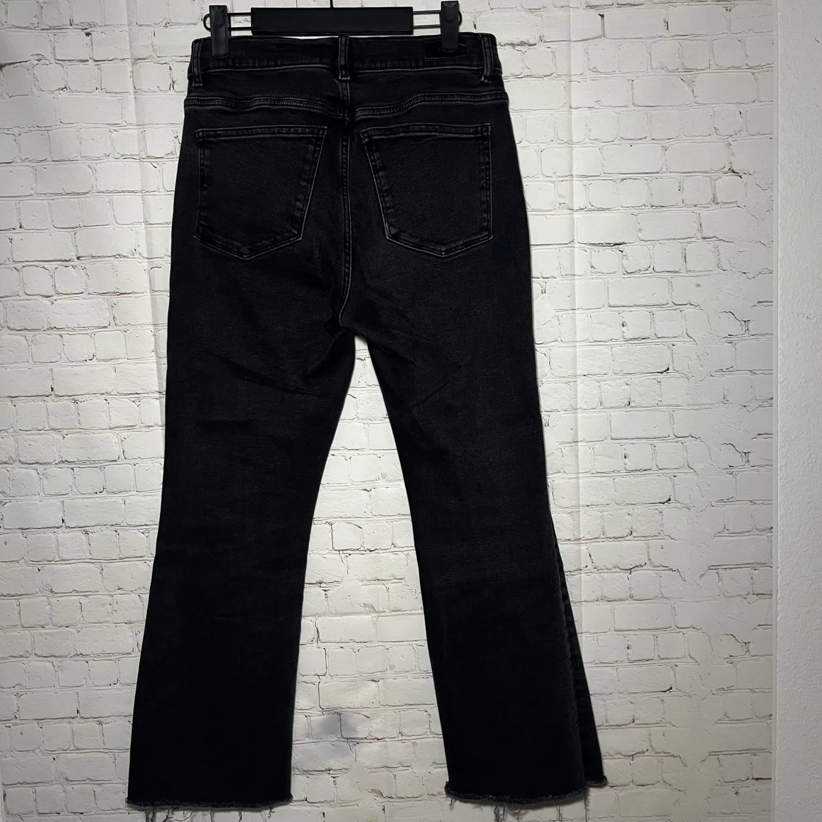 DL1961 Bridget Boot Petite High Rise Instasculpt Black Jeans Size 28P - Image 7