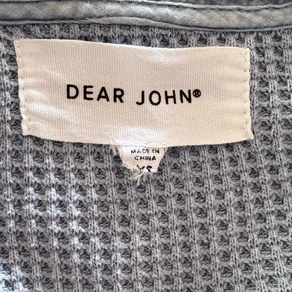 Dear John  Blue Thermal Shirt - Image 4