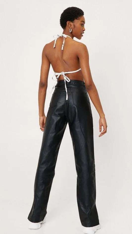 Leather Pants Size 4 - Image 3