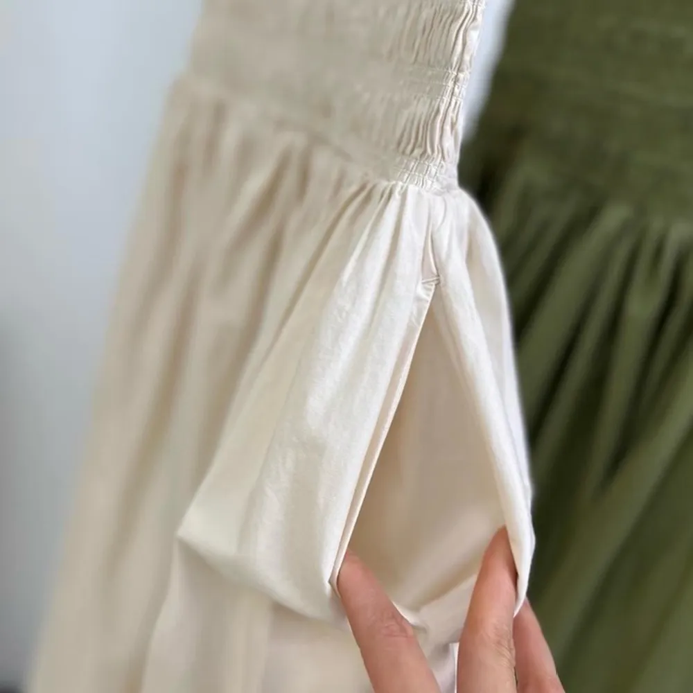 Pistola ALESSIA DRESS - SHELL -S
Elegant White Sleeveless Dress - Image 6