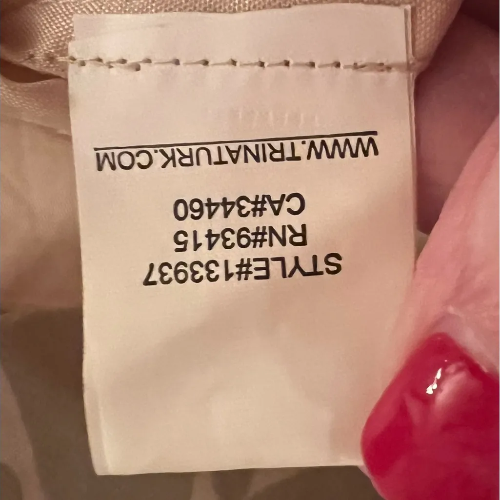 Trina Turk Gypsum Cut-Out Stretch‎ Silk Lined Mini Dress in Cactus Flower Size 6 - Image 16