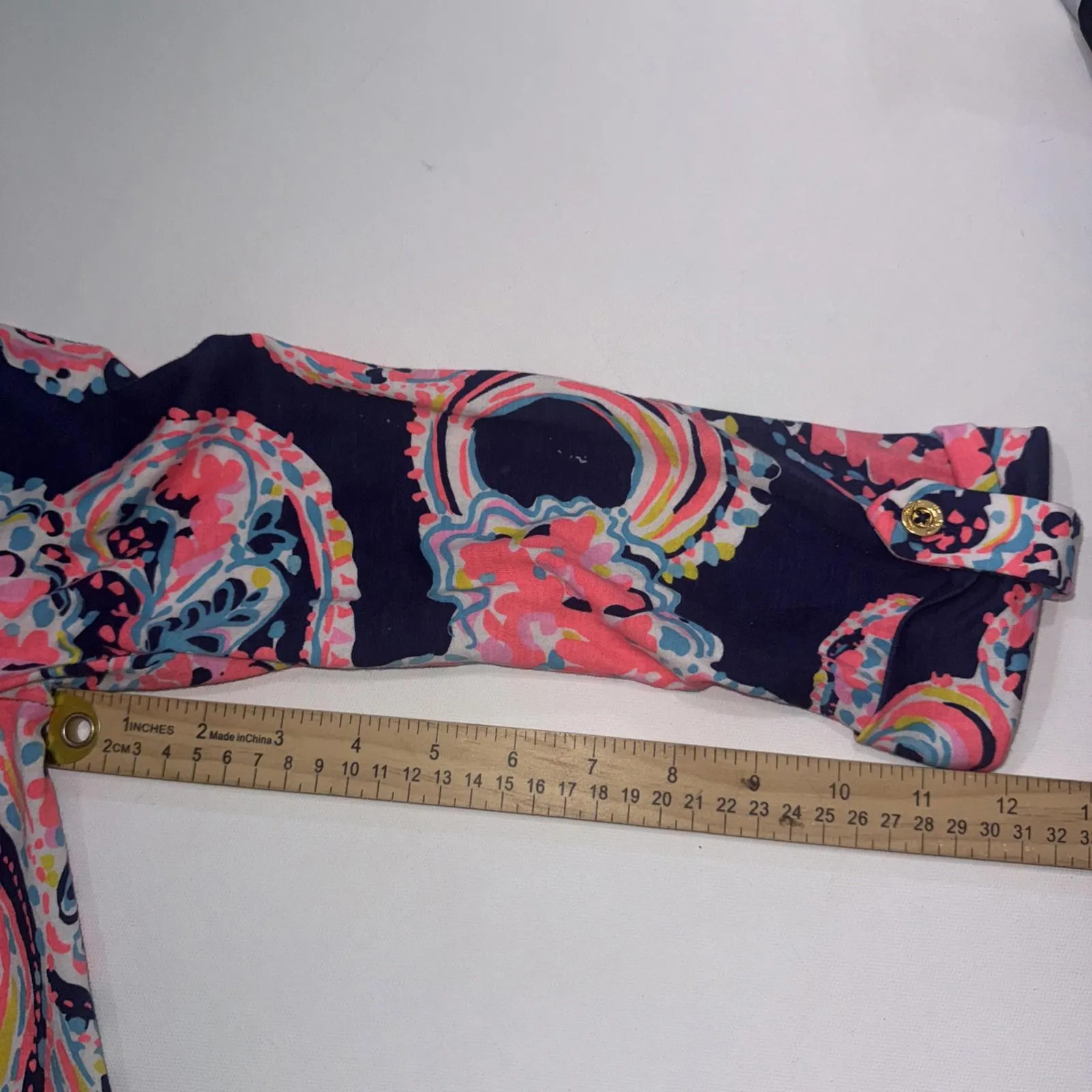 Lilly Pulitzer Preppy Designer Old Money Paisley Floral Knee Length Dress Small - Image 14