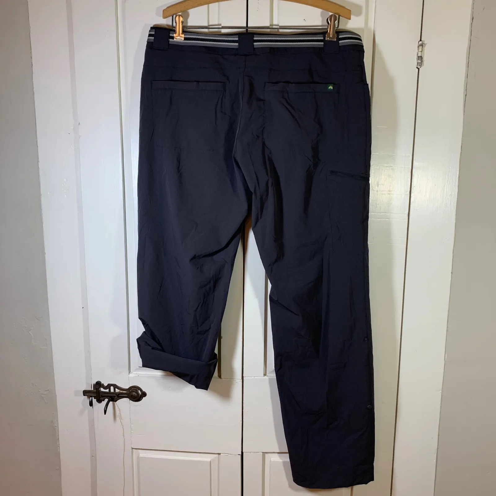 EMS Womens 14R Gray Nylon Stretch Cargo Hiking Pants Outdoor Adventure Gorpore - Image 4