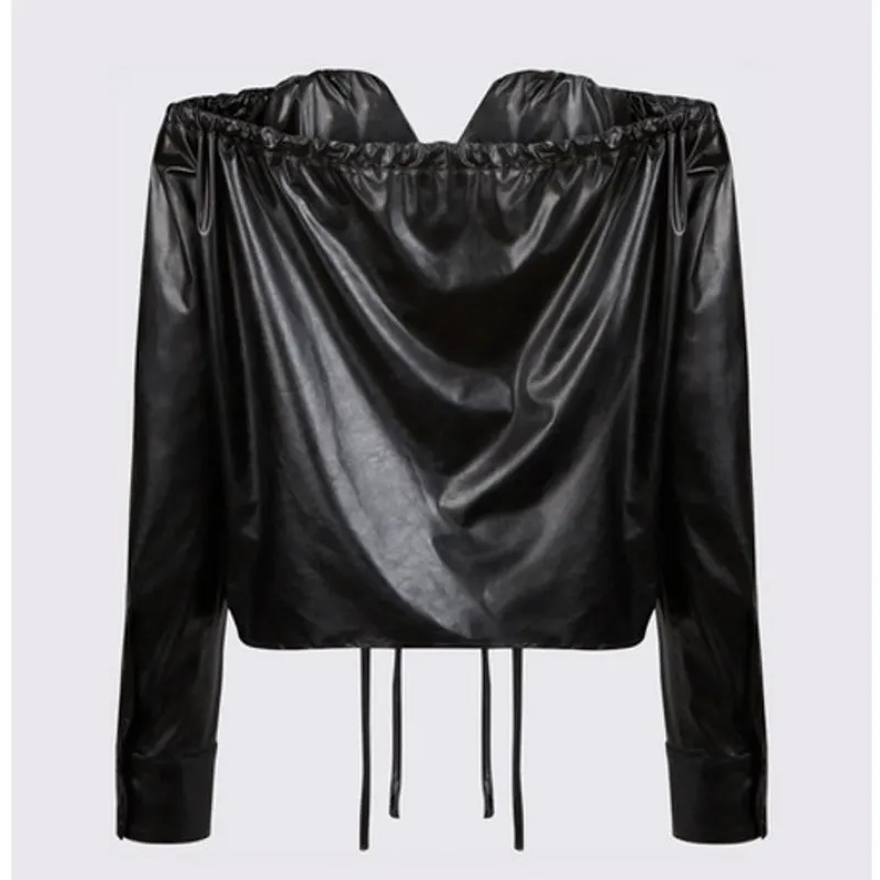 RtA NEW Camilla Top‎ Black US 2 Edgy Kardashian Hollywood LA Party Club Date - Image 4