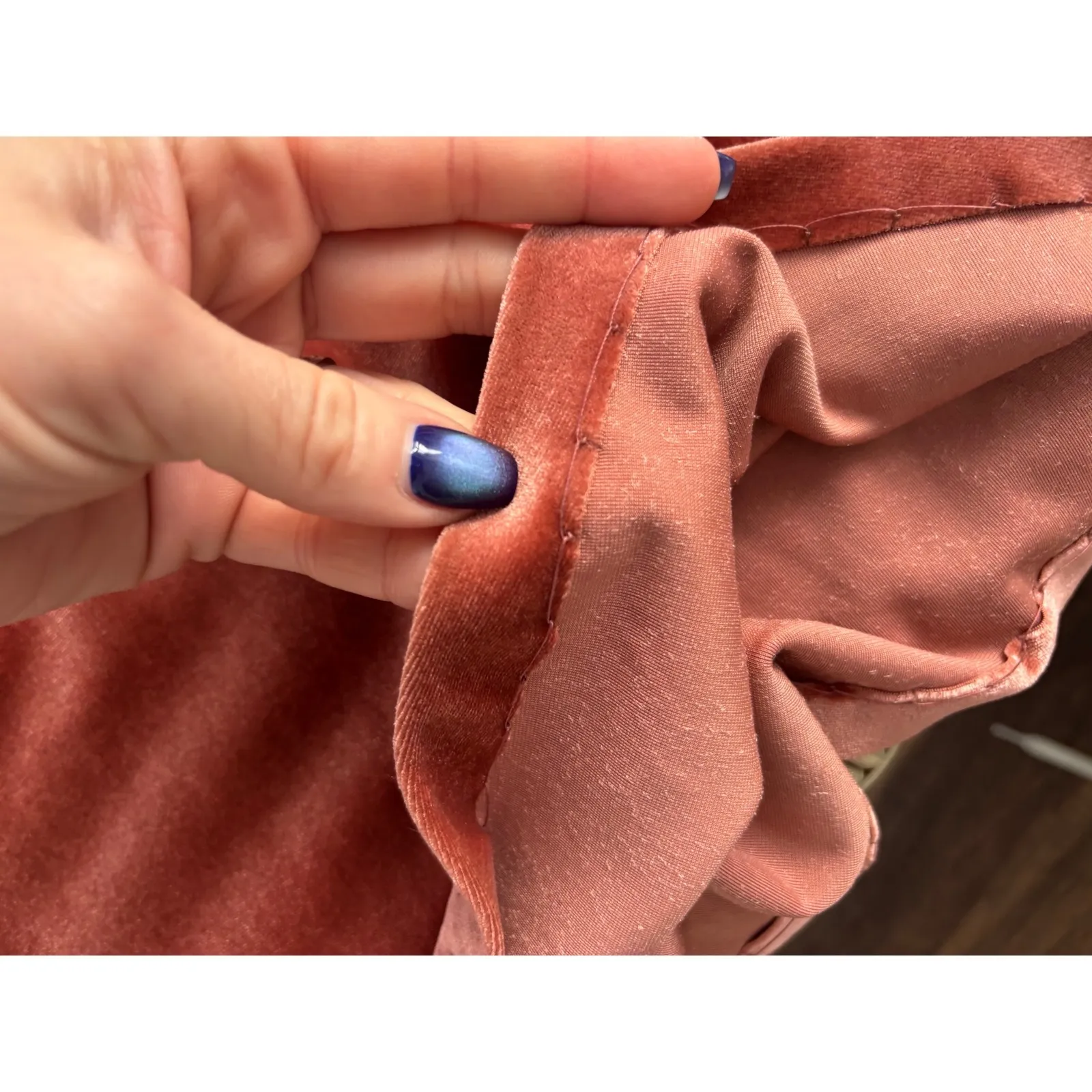 Jenny Yoo Collection Logan Velvet Maxi Dress 4 Illusion Plunge gown bridesmaid - Image 12