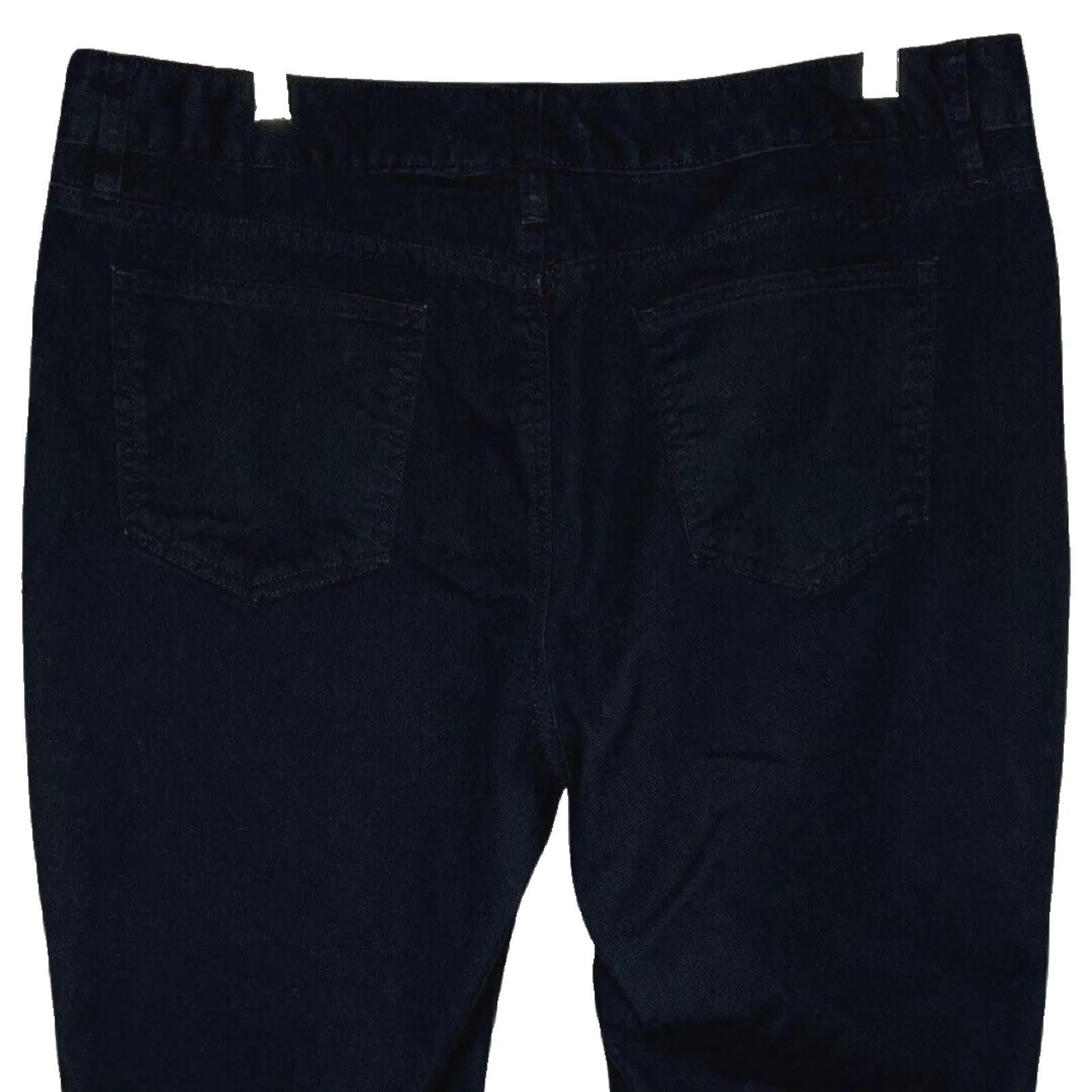 Lands End Jeans Womens 16 Black Fit 2 Skinny Everyday Basic Neutral Minimalist - Image 4