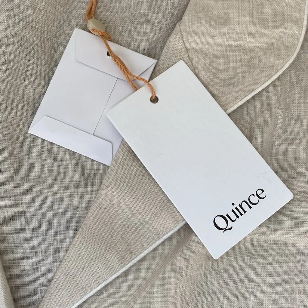 Quince 100% Linen Pajama Top Button Down - Image 3