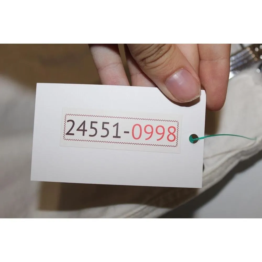 NEW Abercrombie & Fitch White Denim Cotton Frayed Hem Casual Mini Skirt Size 6 - Image 6