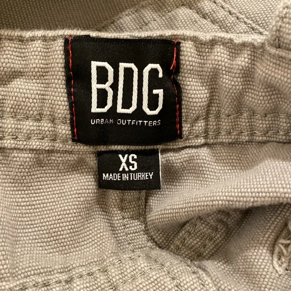 BDG Urban Outfitters Sage Green Overall Dress Size XS - Image 7