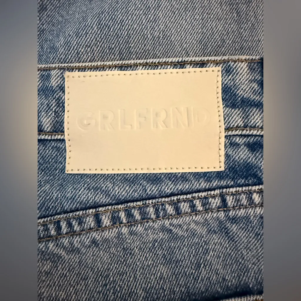 GRLFRND Light Blue Straight Leg Jeans - Image 9