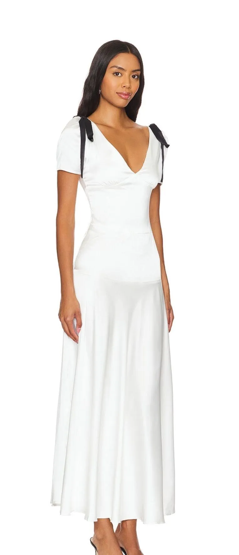 Du Cap Maxi Dress In Porcelain  - Image 2