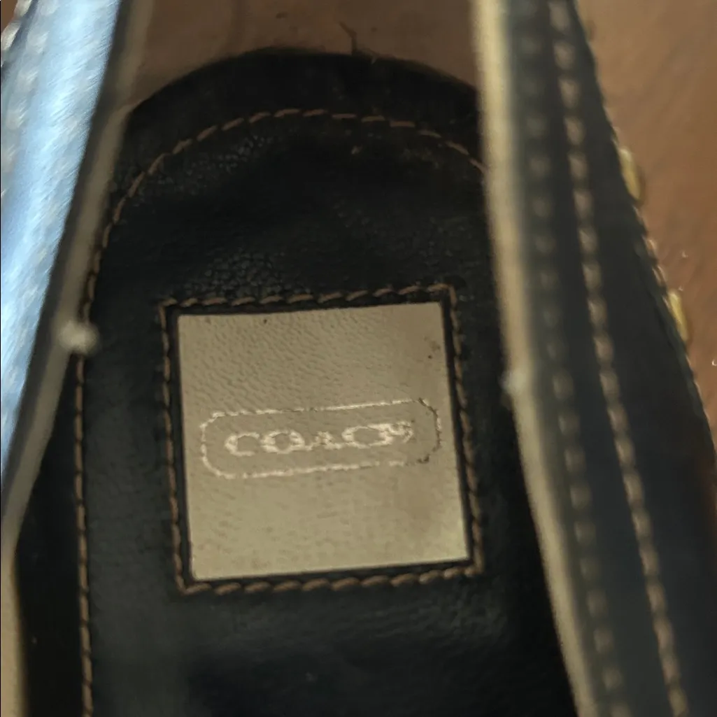 Coach Tabitha Kitten Heels Elegant Black Leather Women's Size 8 EUC - Image 13