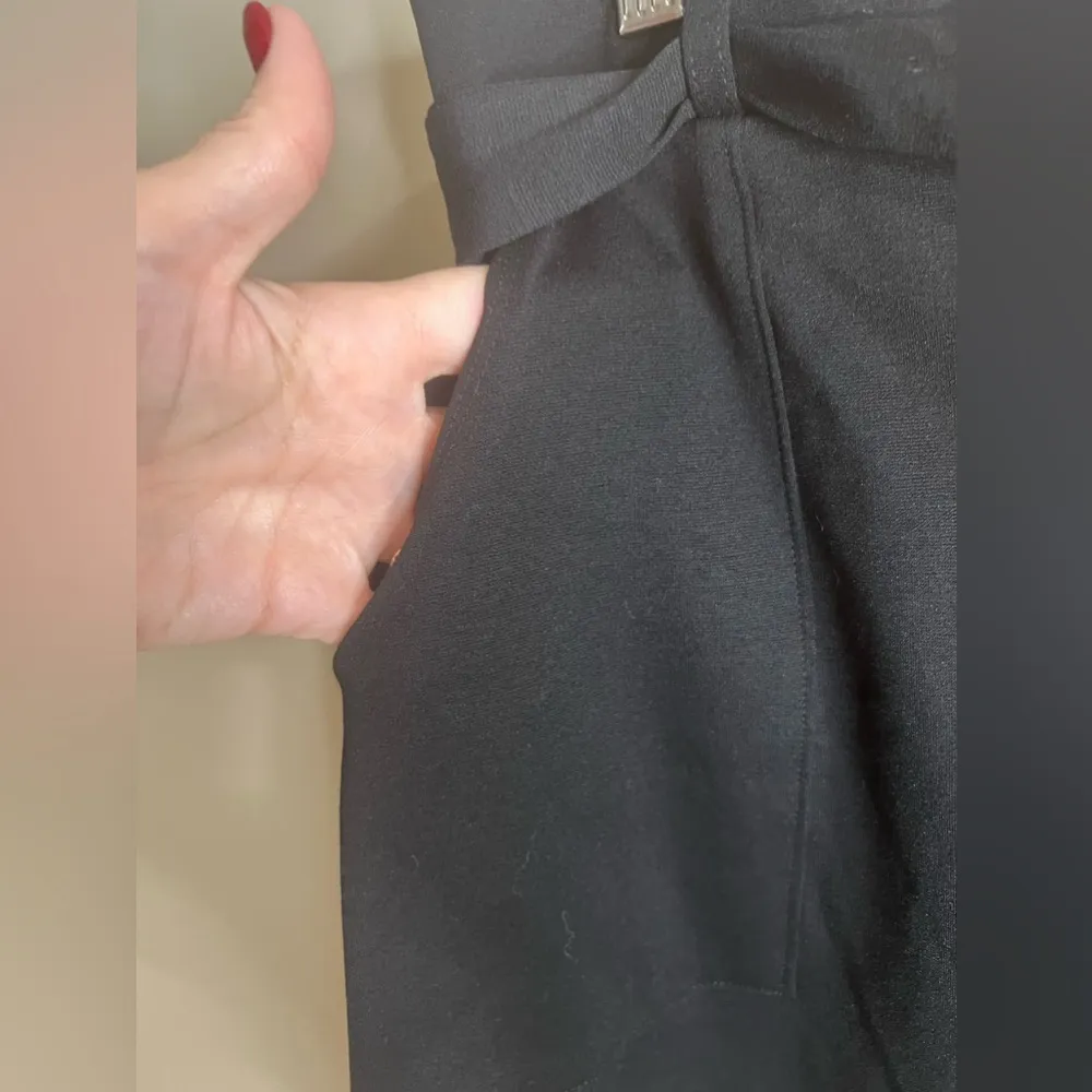 NWT gilli black knit skirt with belt XXL - Image 3