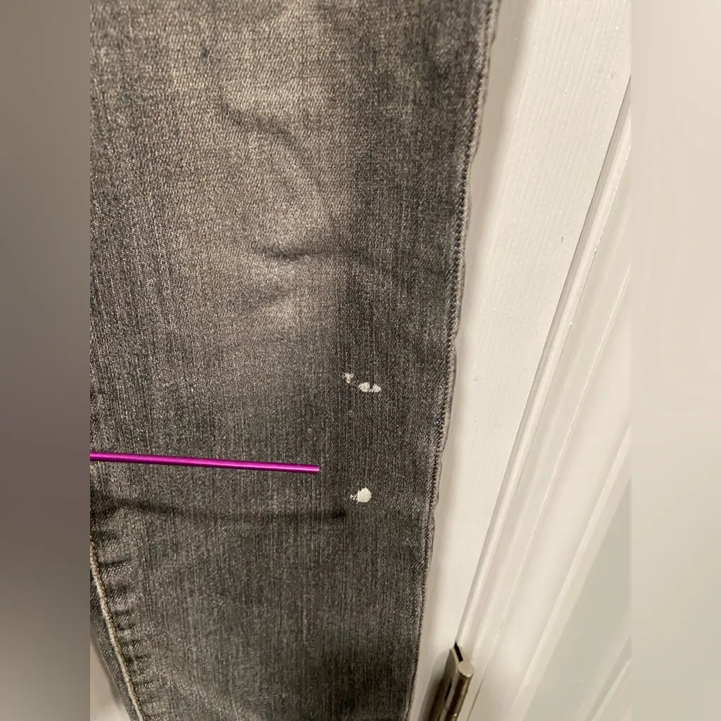 Goodthreads Size 27 Gray Stretch Denim Skinny Jeans Zip Up Five Pocket - Image 4