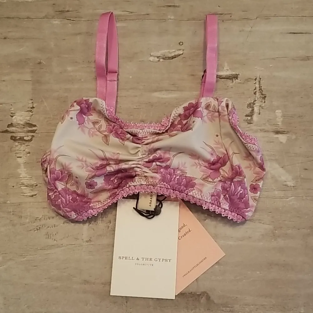 💕SPELL & THE GYPSY💕 Coco Lei Bralette Lilac XXS Purple - Image 13