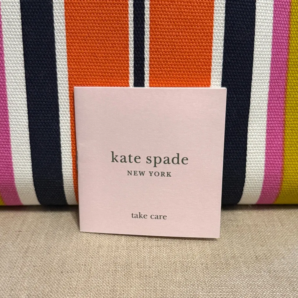 Kate Spade New York Kitt Stripe Medium Tote Bag - Image 12