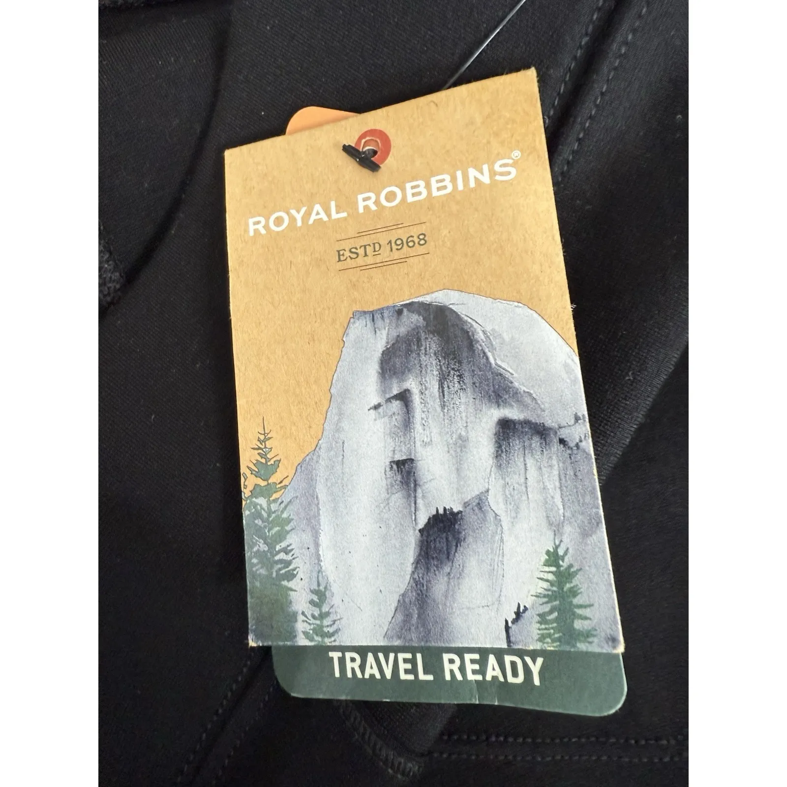 Royal Robbins Lucerne Ponte Slim Leg Pant Jet Black 3x‎ UPF Travel Hiking NWT$80 - Image 8