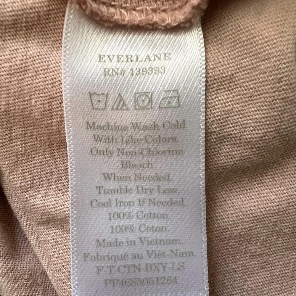Everlane T-Shirt Women XL Cotton Stretch Baselayer Minimalist Capsule Breathable - Image 7