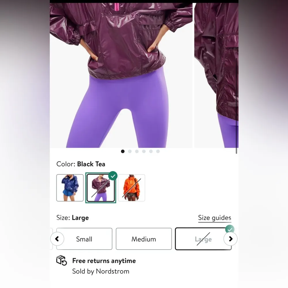 Free People FP Movement Spring Shower Packable Solid Rain Jacket - Image 7