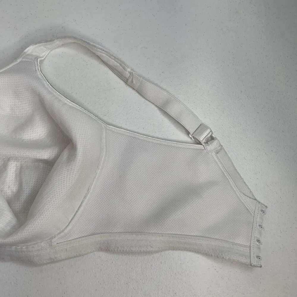 Playtex 18 Hour Size 38DDD Bra Silky Soft Smoothing Wireless White 4803 Womens - Image 10