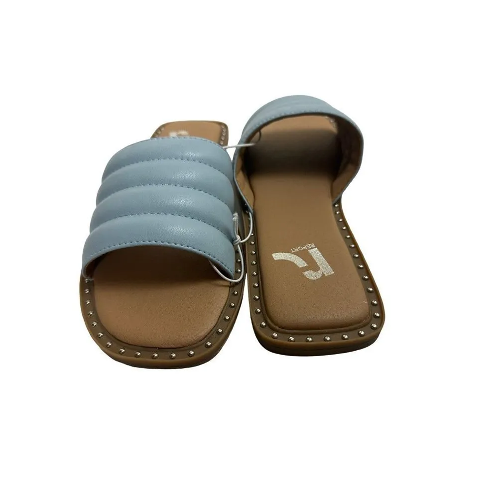 Report Rosalee Women's Slip On Slides Sandals Sku 2399 Color Blue Sz 5.5 Sku 23 - Image 5