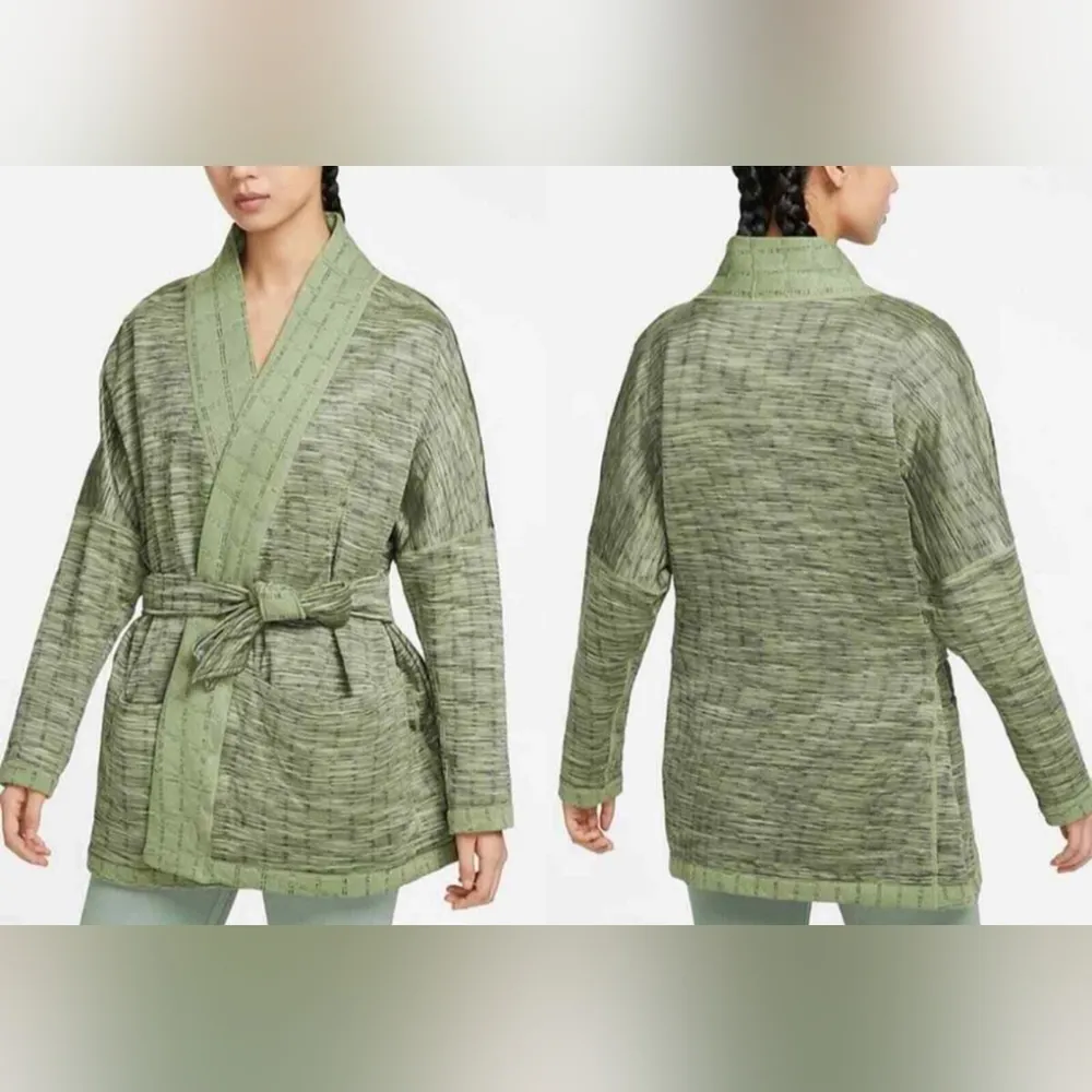 NEW  Yoga Green reversible Wrap Sweater - Image 2
