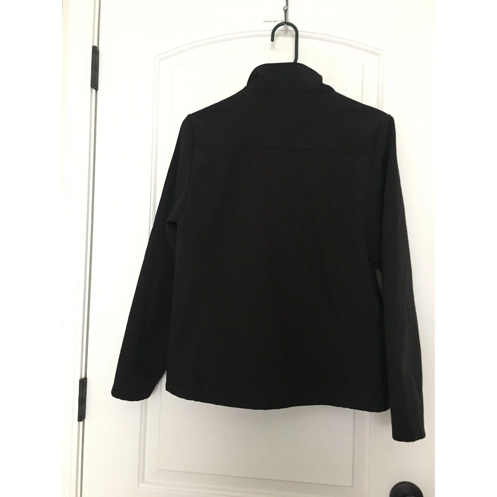 Food Lion Women’s Zip Up Jacket Coat Size Medium Black - Image 5