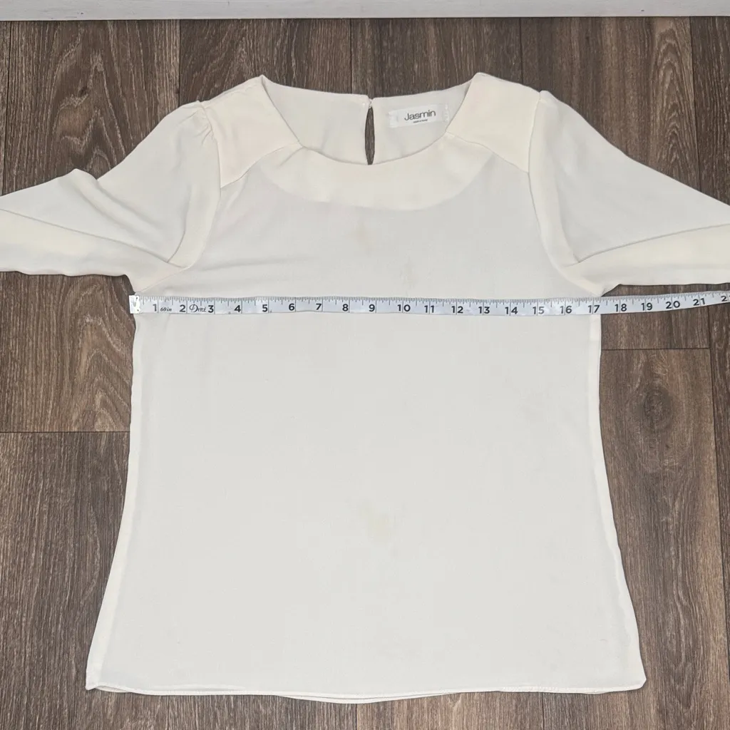 Jasmine Cream Women's Blouse Women’s Size Medium - Image 5